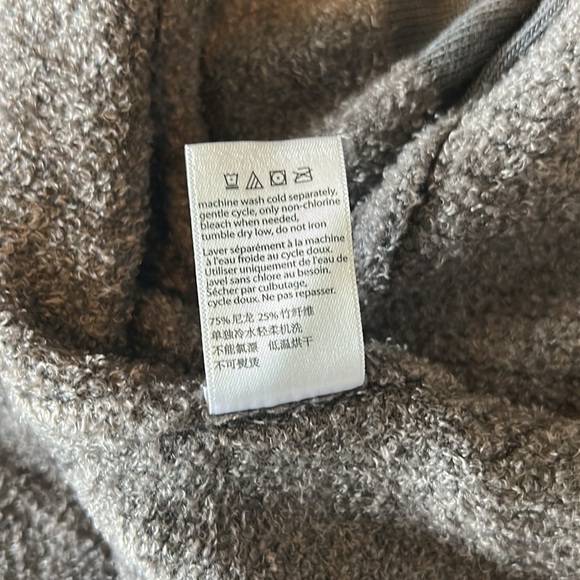 Barefoot Dreams CozyChic Lite Women's Open Front Cardigan Gray Carbon - Picture 9 of 12